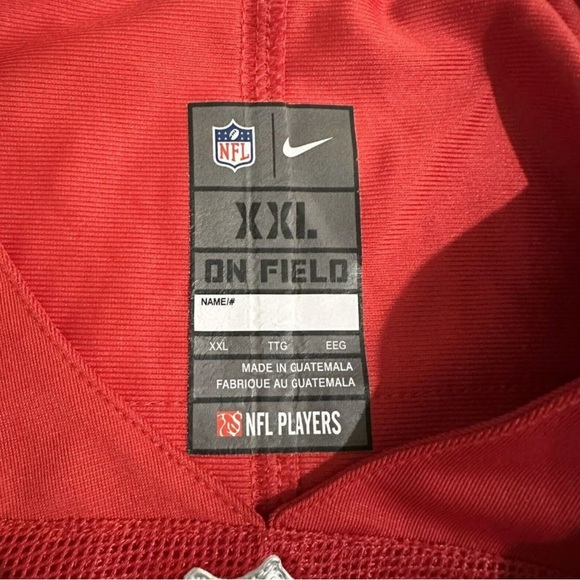 Travis Kelce Kansas City Chiefs Jersey Nike NFL Men Size 2XL *PRIORITY SHIPPING, - Picture 2 of 2